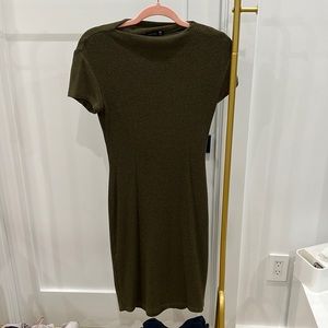 Popular basics green long dress